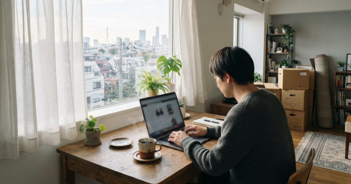 渋谷区の一人暮らし部屋のイメージ